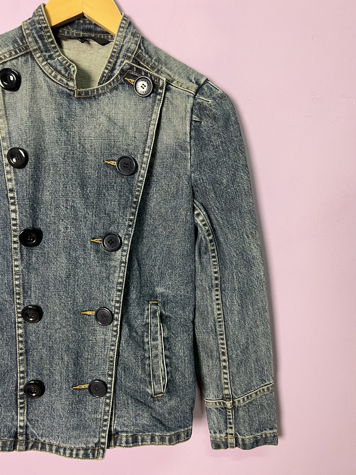 🔥Marc Jacobs Double Breasted Denim Jacket - 5