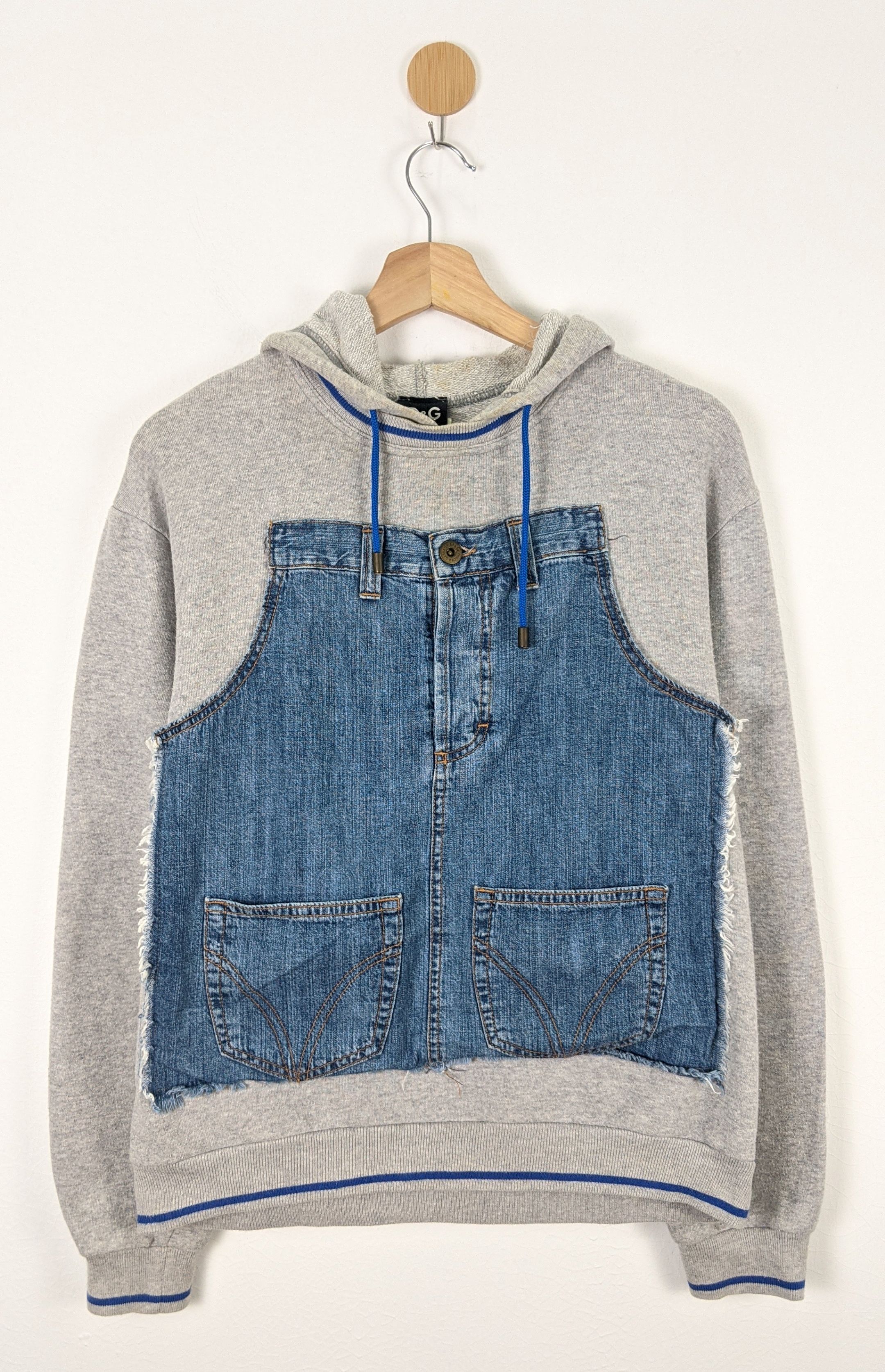 Dolce & Gabbana D&G Jeans denim Hoodie sweater - 1