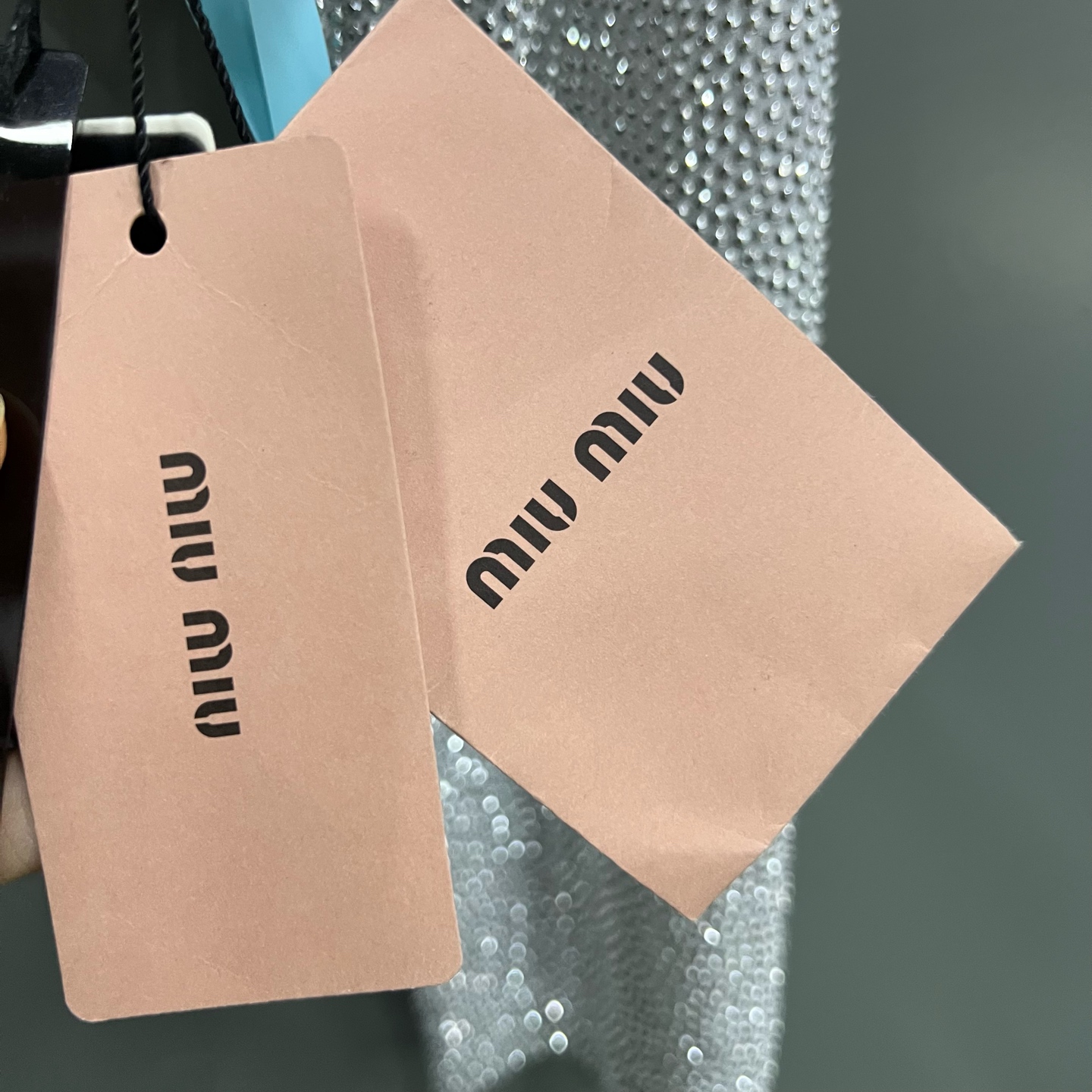 Miu Miu diamond-covered long-sleeved top - 6