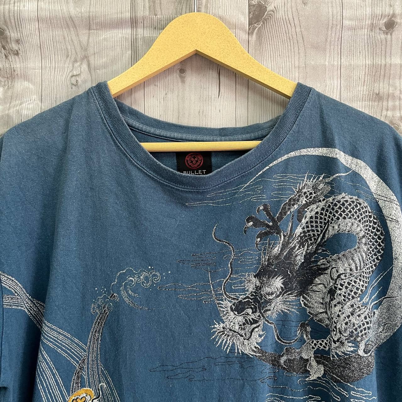 Japanese Brand - Vintage Sukajan TShirt Full Printed Japanese Koi Fish Dragon - 15