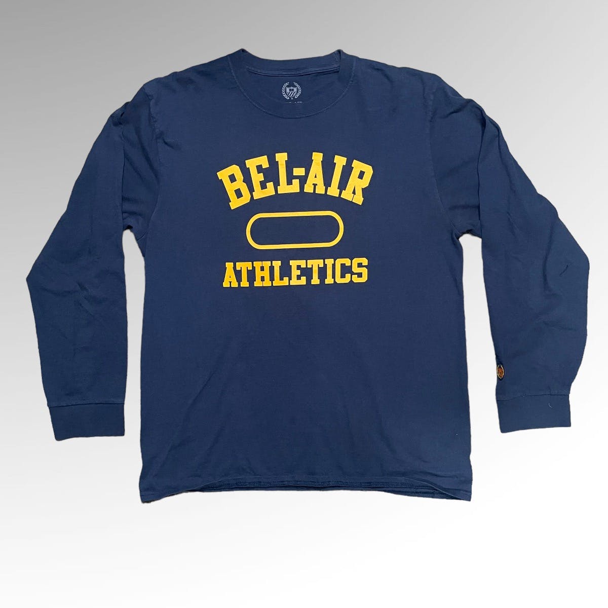 Streetwear - Bel-Air Athletics Navy Longsleeve Tee - 1