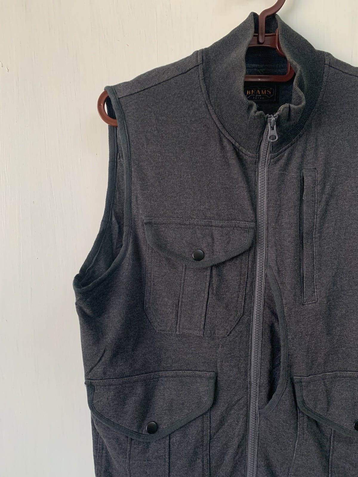 Beams Plus From Japan Sleeveles Jacket/Vest Multipockets - 3