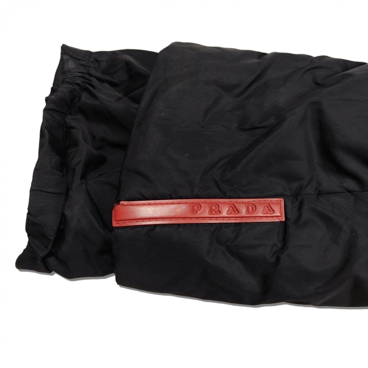 PRADA Italy Padding Nylon Raincoat Hoodie Parka Long Jacket - 7