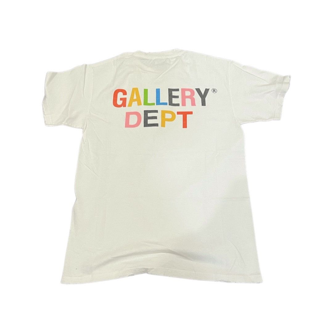 Rainbow logo Beverly Hills distressed tee - 1