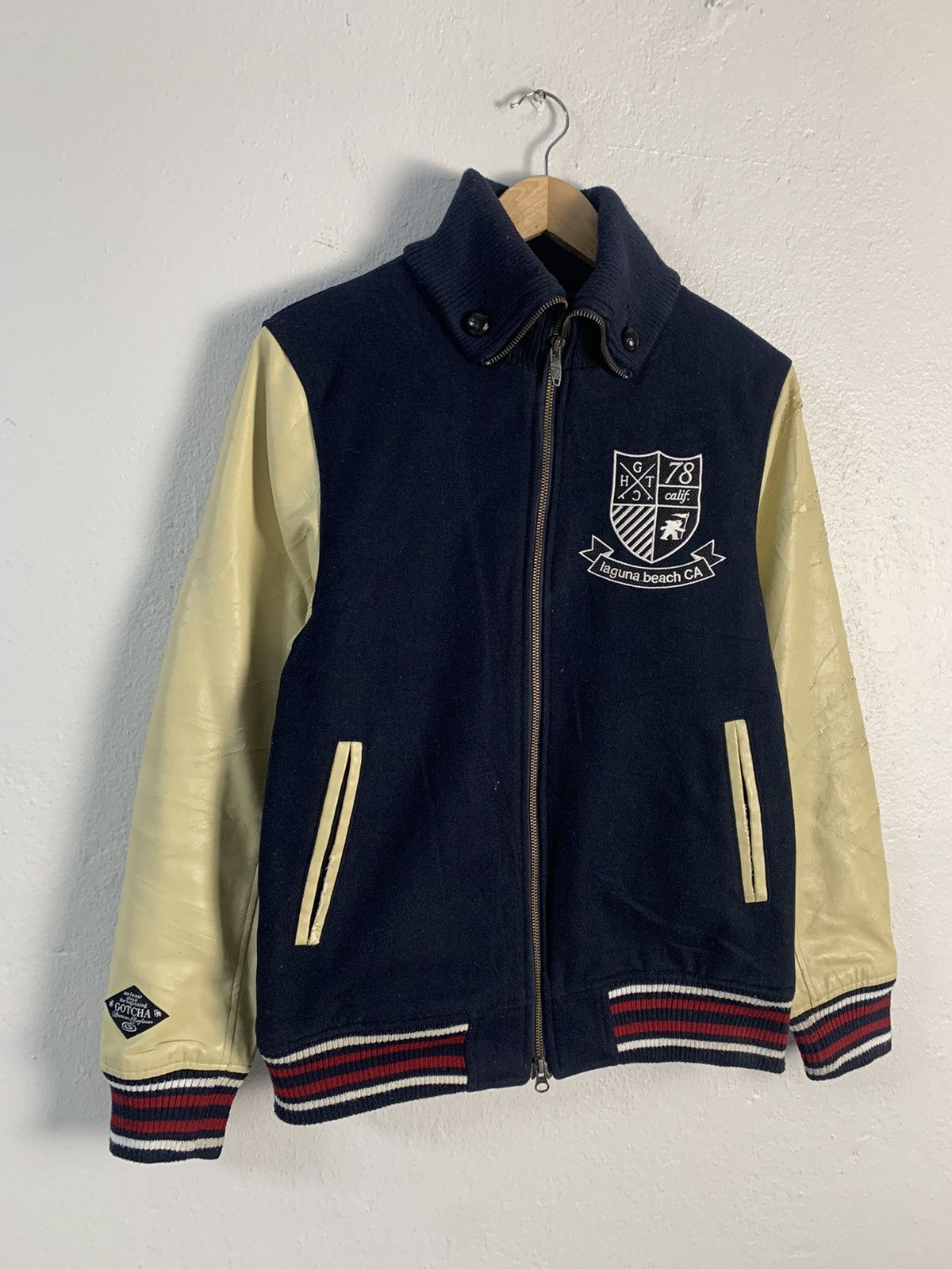 Gotcha California Big Logo Varsity Jacket - 8