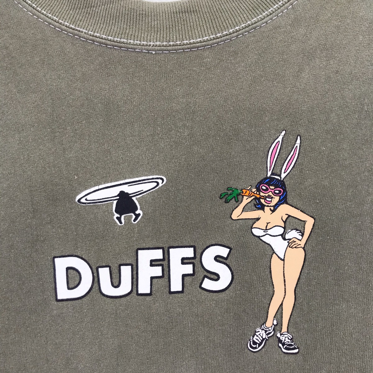 Vintage - 90’s Duffs Skateboard Sexy Bunny Sweatshirt Crewneck - 6