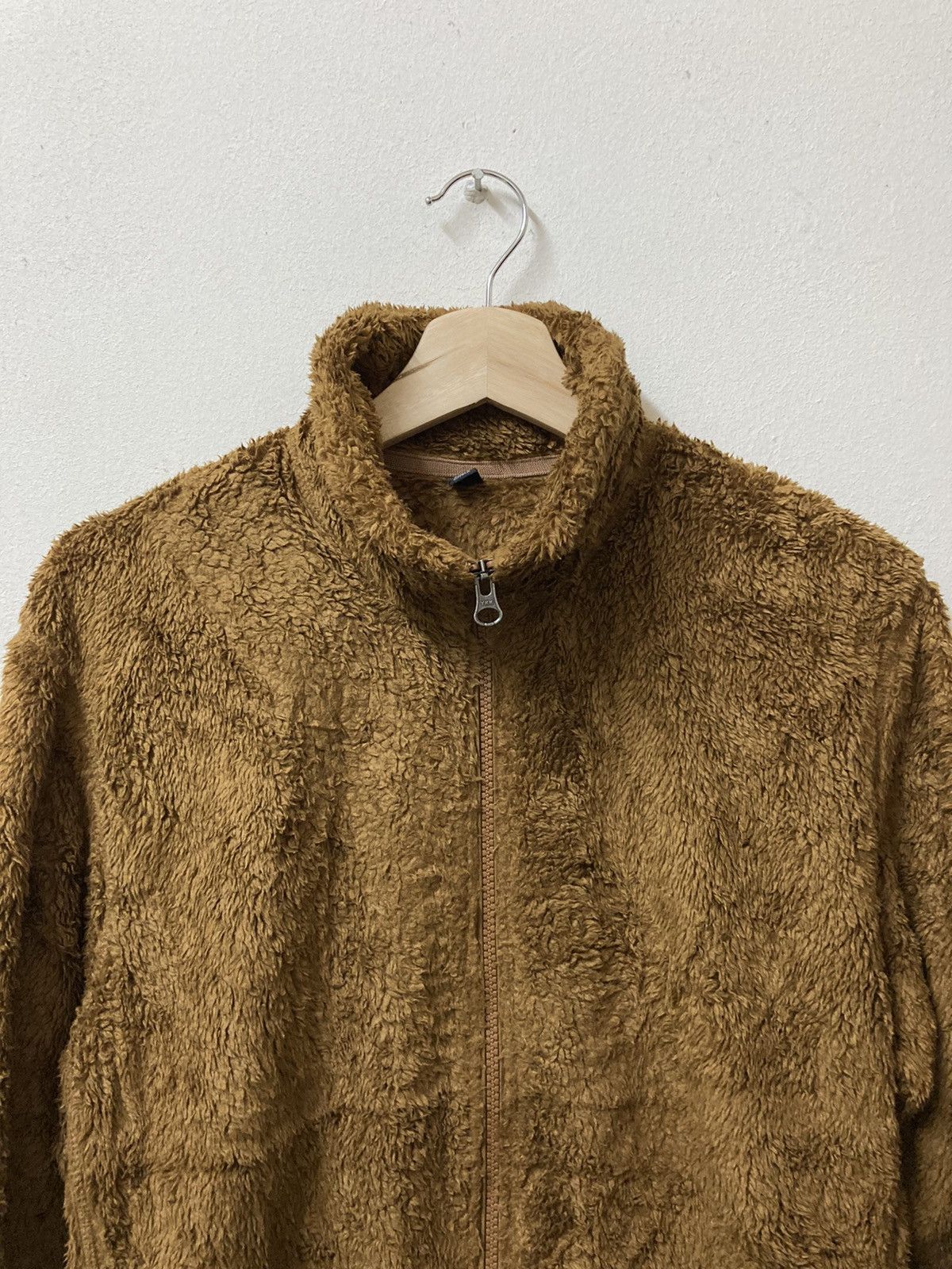 Uniqlo Fluffy Yarn Fleece Full Zipper Long Sleeve Jacket - 4