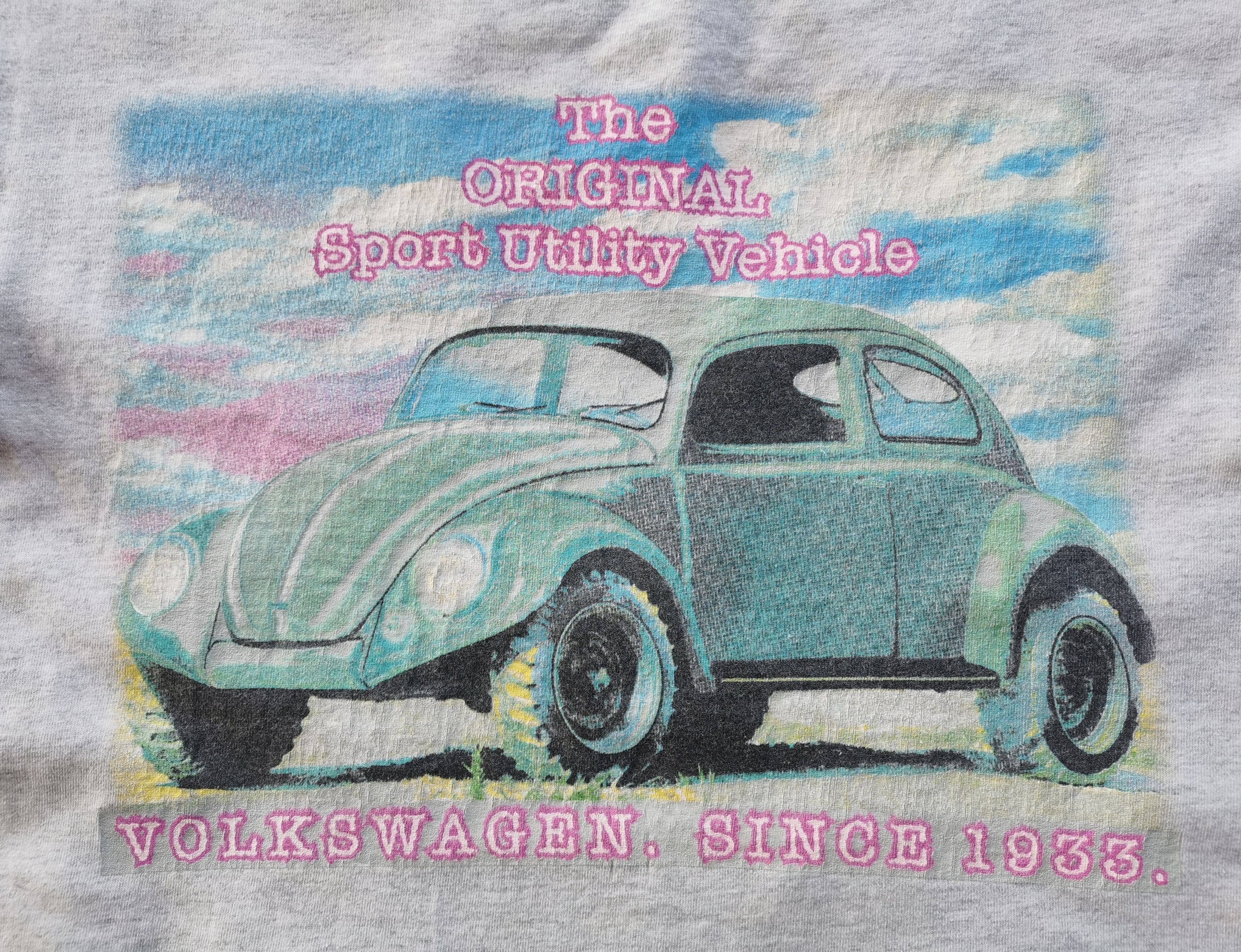 90s Vintage Volkswagen Beetle Graphic Tees - 4