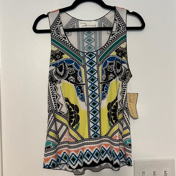 Vintage Havana Printed Tank Top - 1