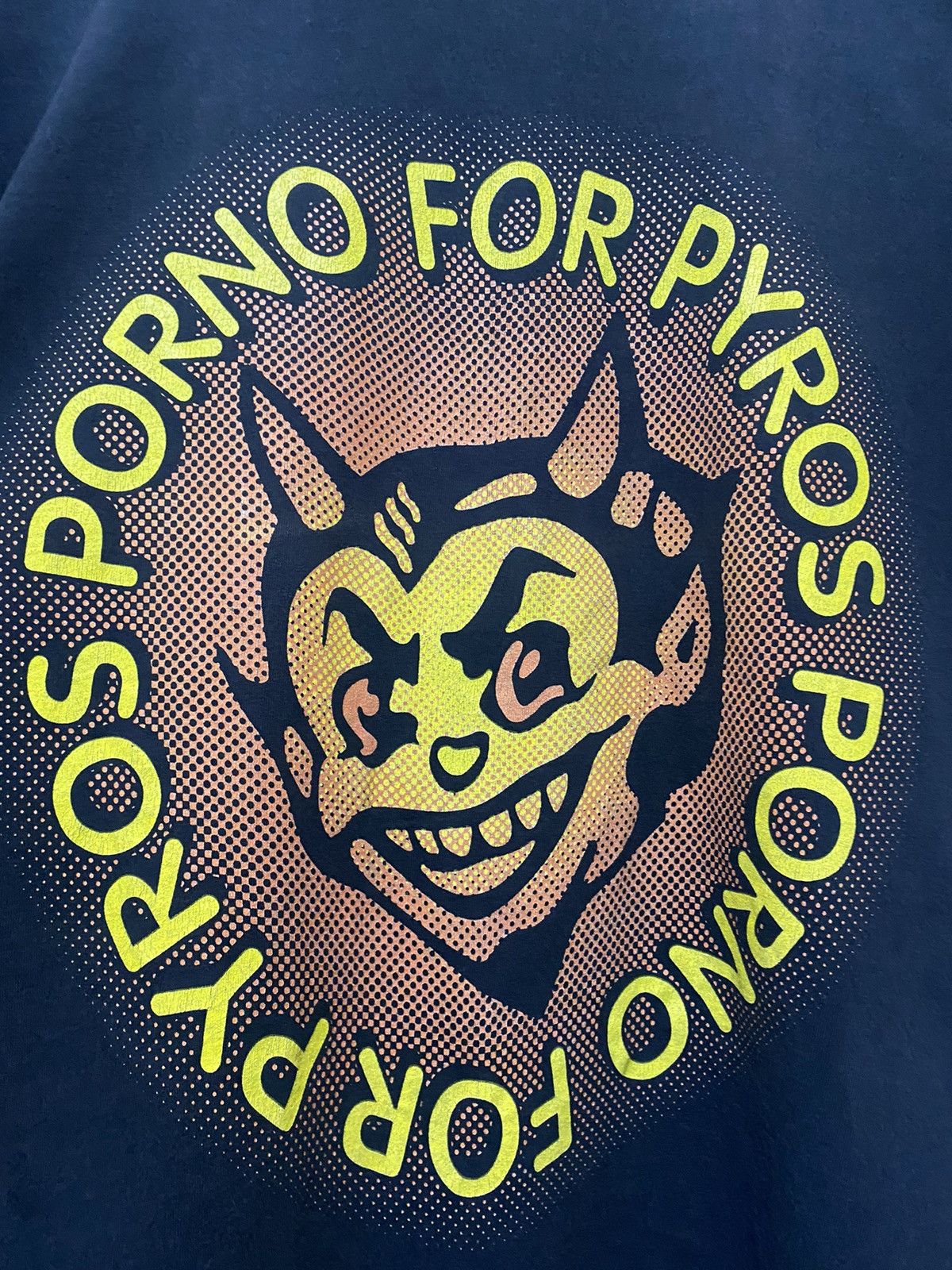 Vintage 90s Porno for Pyros US Tour Graphic T-Shirt Rare L - 2