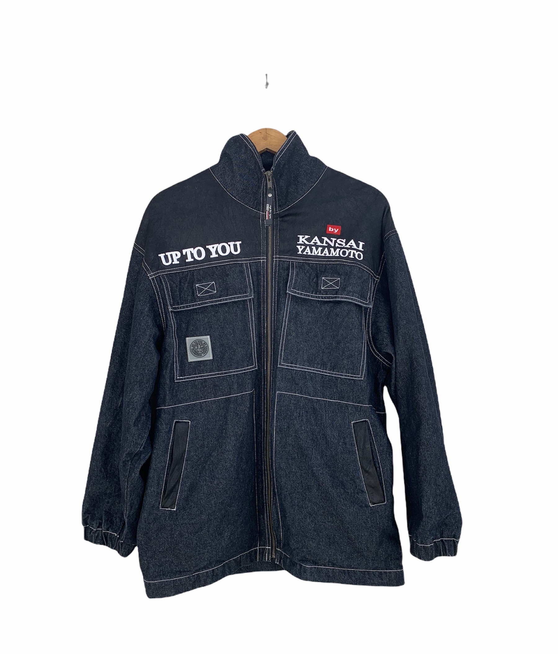 Kansai Yamamoto - Vintage Kaisai Yamamoto Up To You Spellout Embroided Zipper Jacket - 4