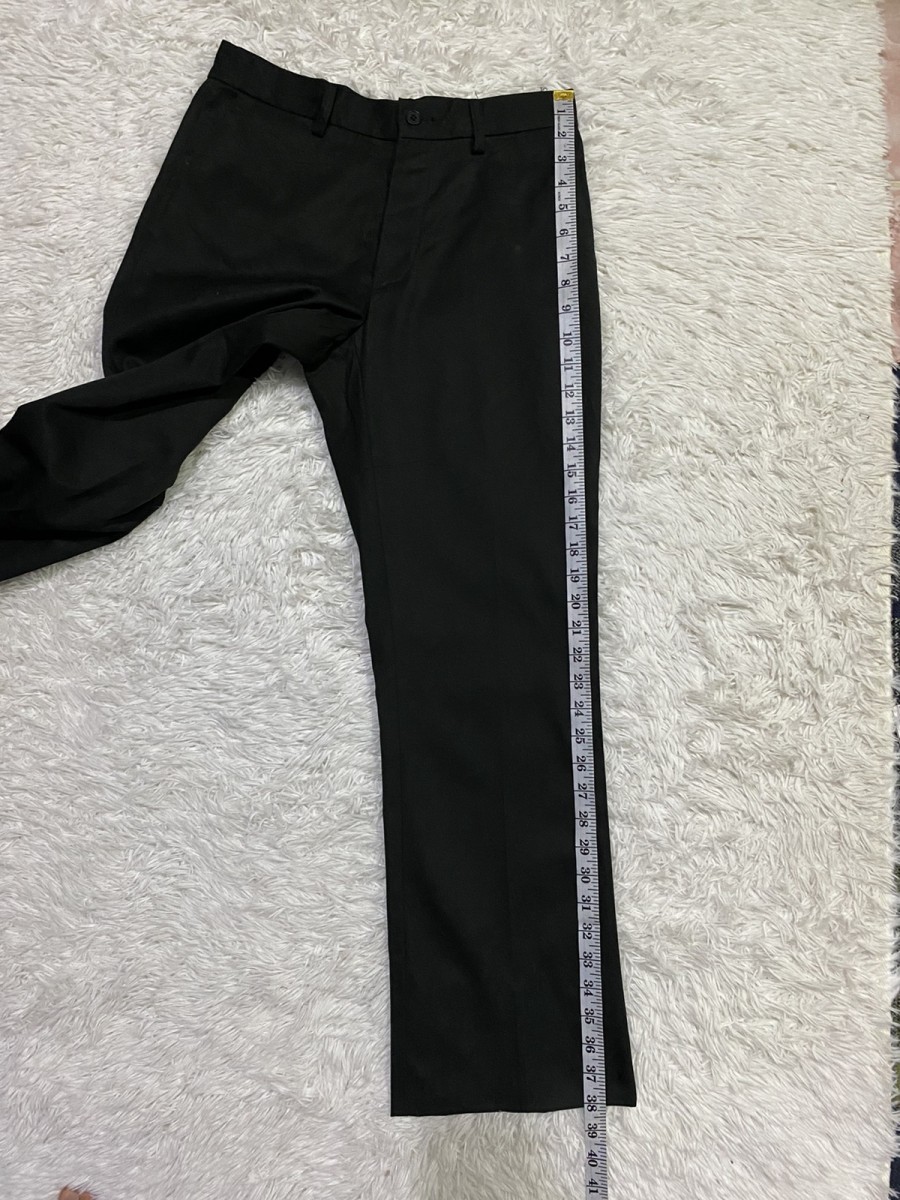 A.P.C Vintage Black Polyester + Cotton Pants Made in Japan - 19