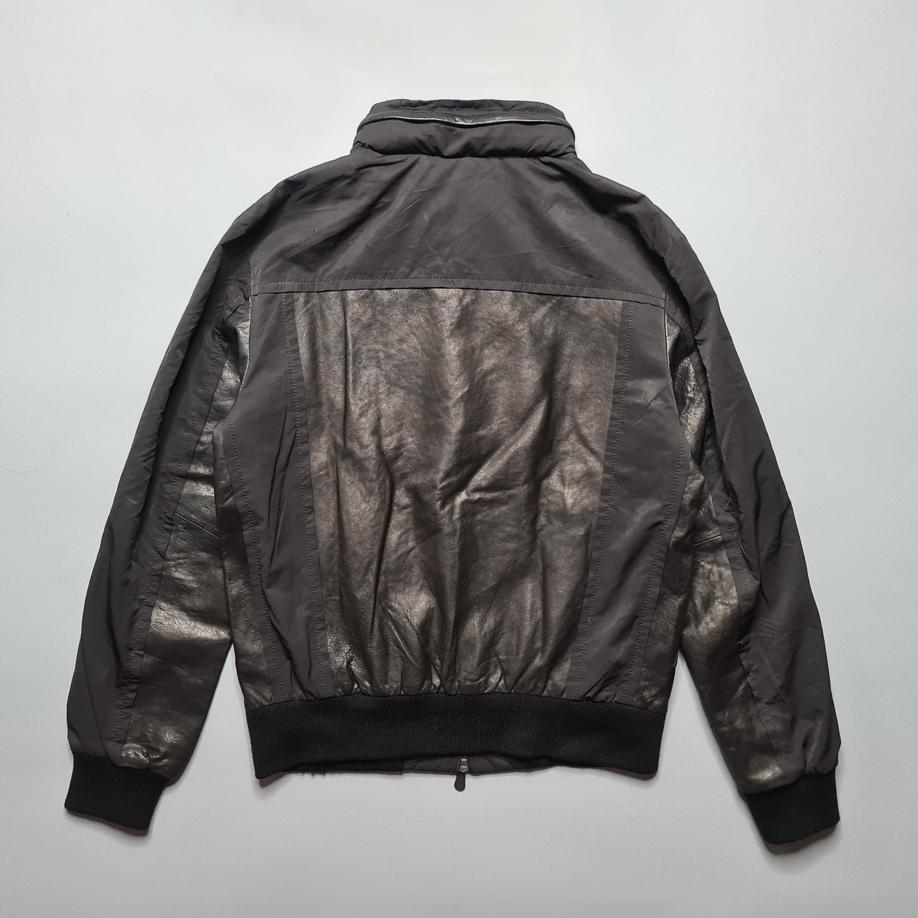 Bottega Veneta - Nylon Paneled Leather Jacket - 4
