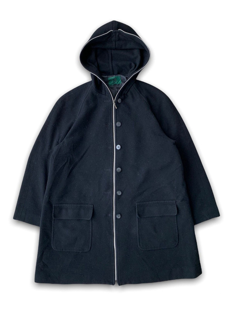 Jean Paul Gaultier Full Zipper Wool Long Jacket Hoodie - 1