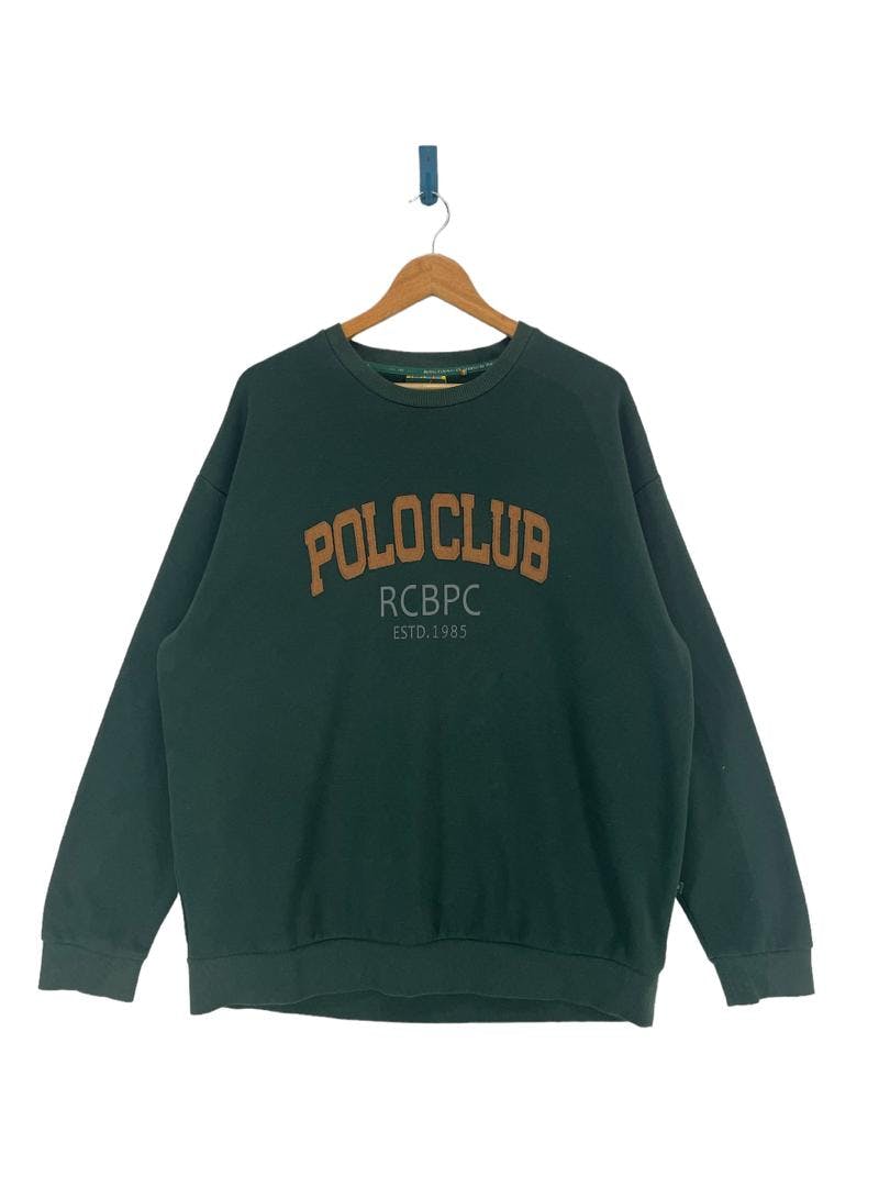 Vintage Polo Club Spell Out Embroided Logo - 1