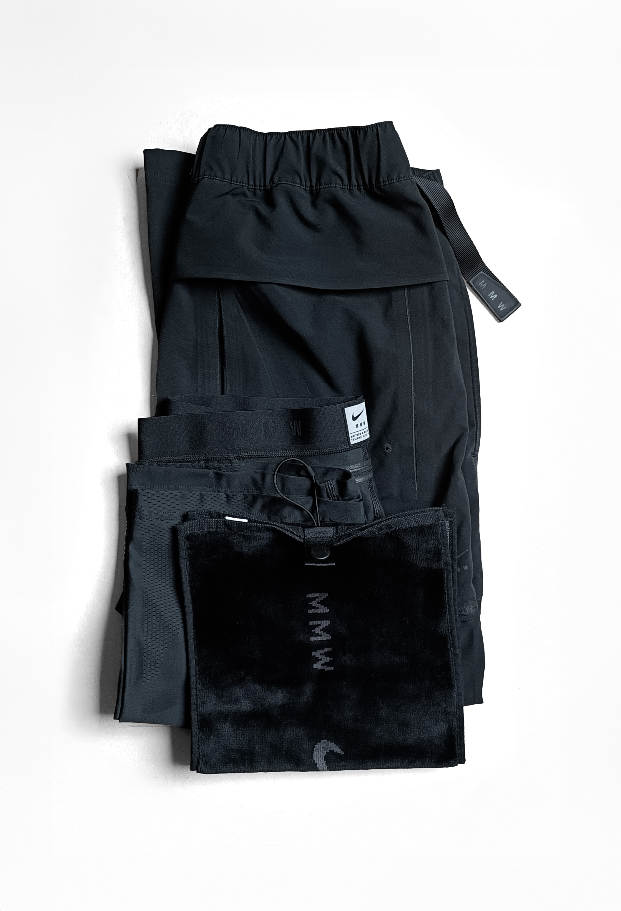 x MMW 004 Black Edition Convertible 3-in-1 Techwear Lounge Pants '鍛錬' SS21 'Black' CT1045-010 - 8