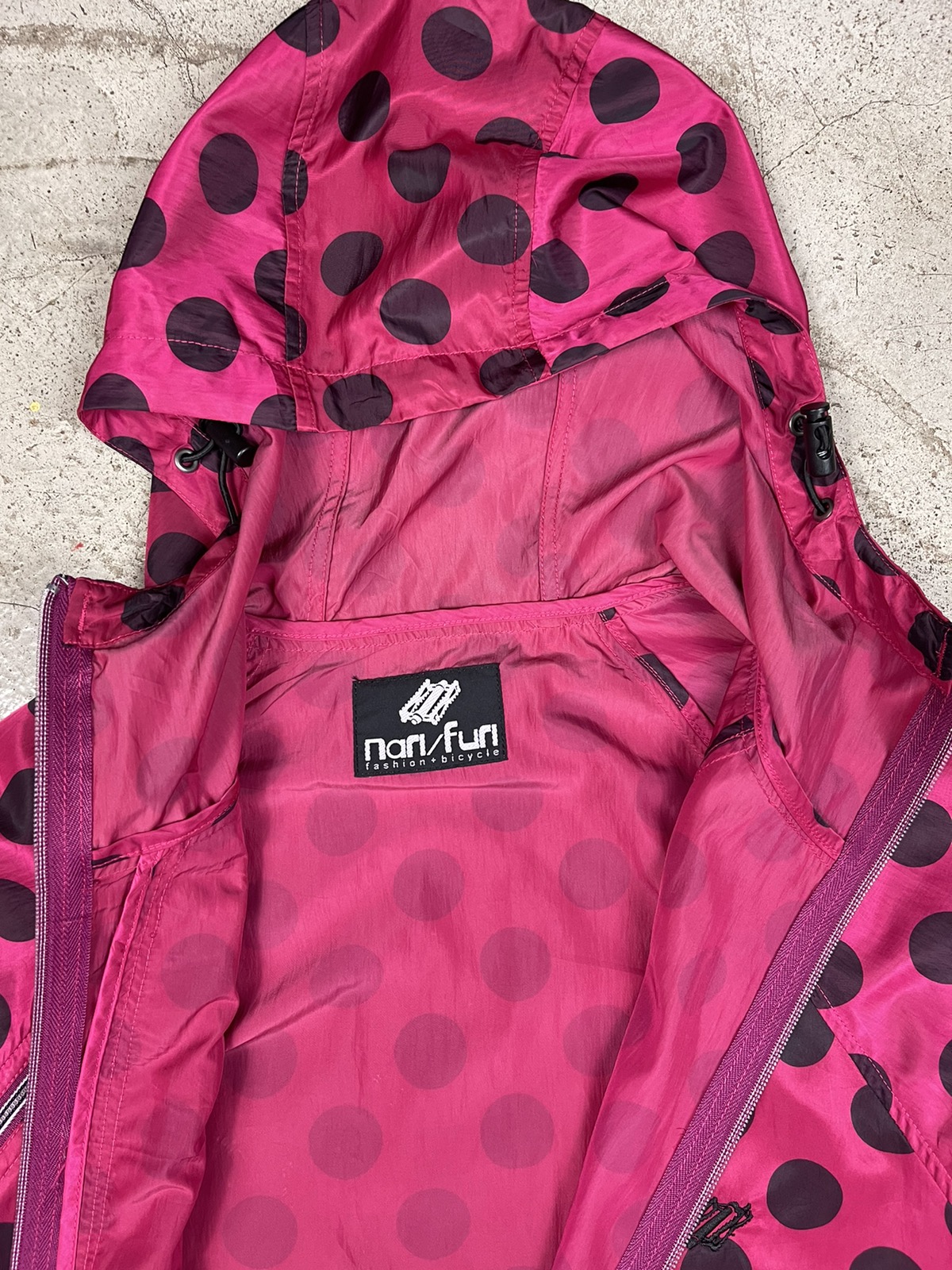 Cycle - Pretty nice pinky narifuri japan polka dot light jacket