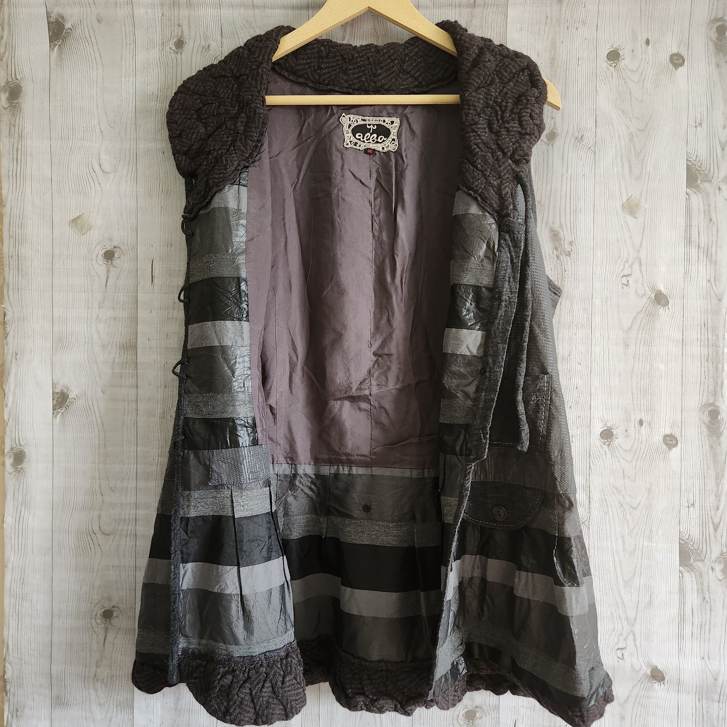 Vintage - Japan Designer Rossa Alba Cloak Capes Sweater Japan - 11