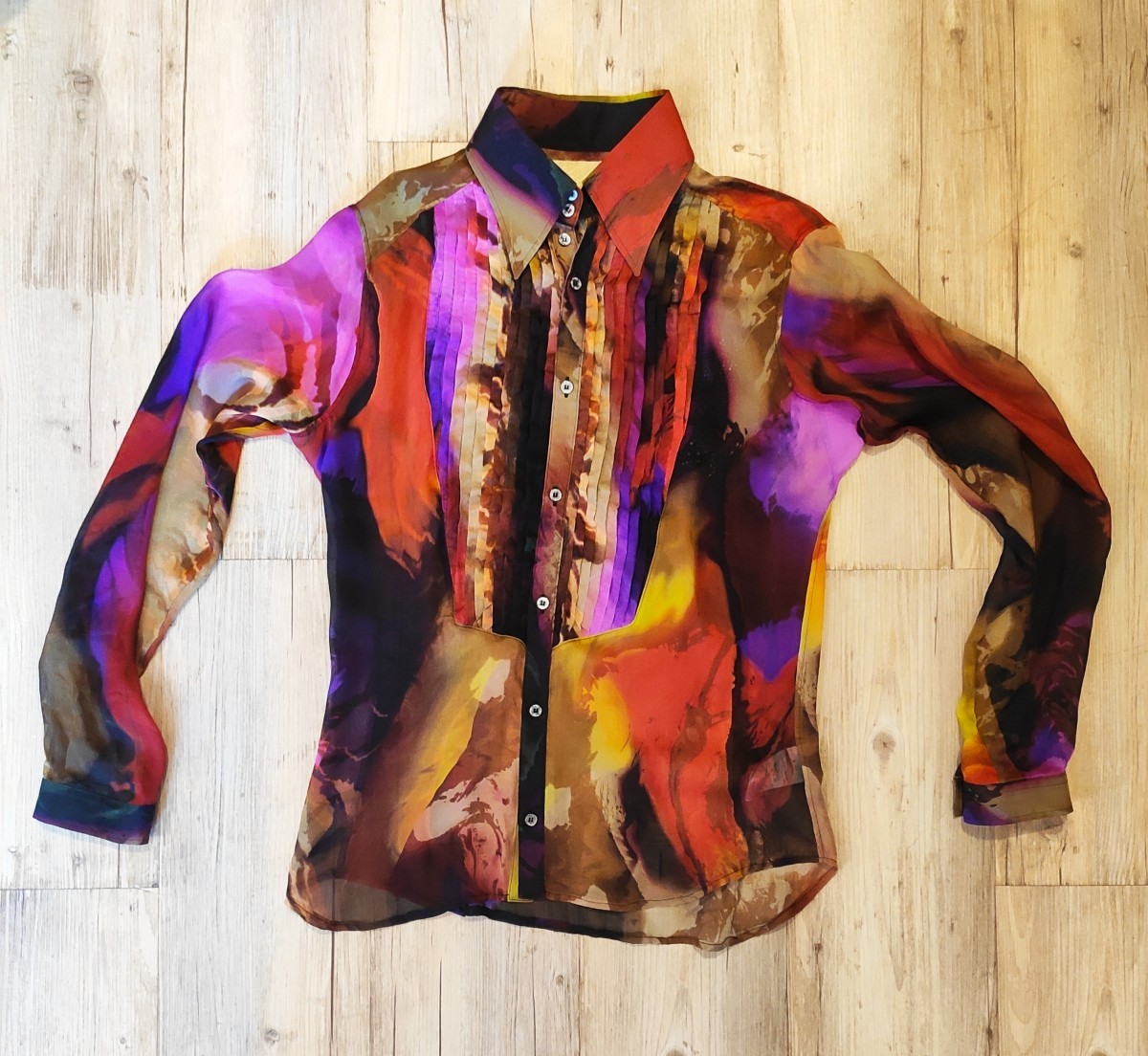 NWT! Silk shirt from SS08.Like Yohji Yamamoto - 6