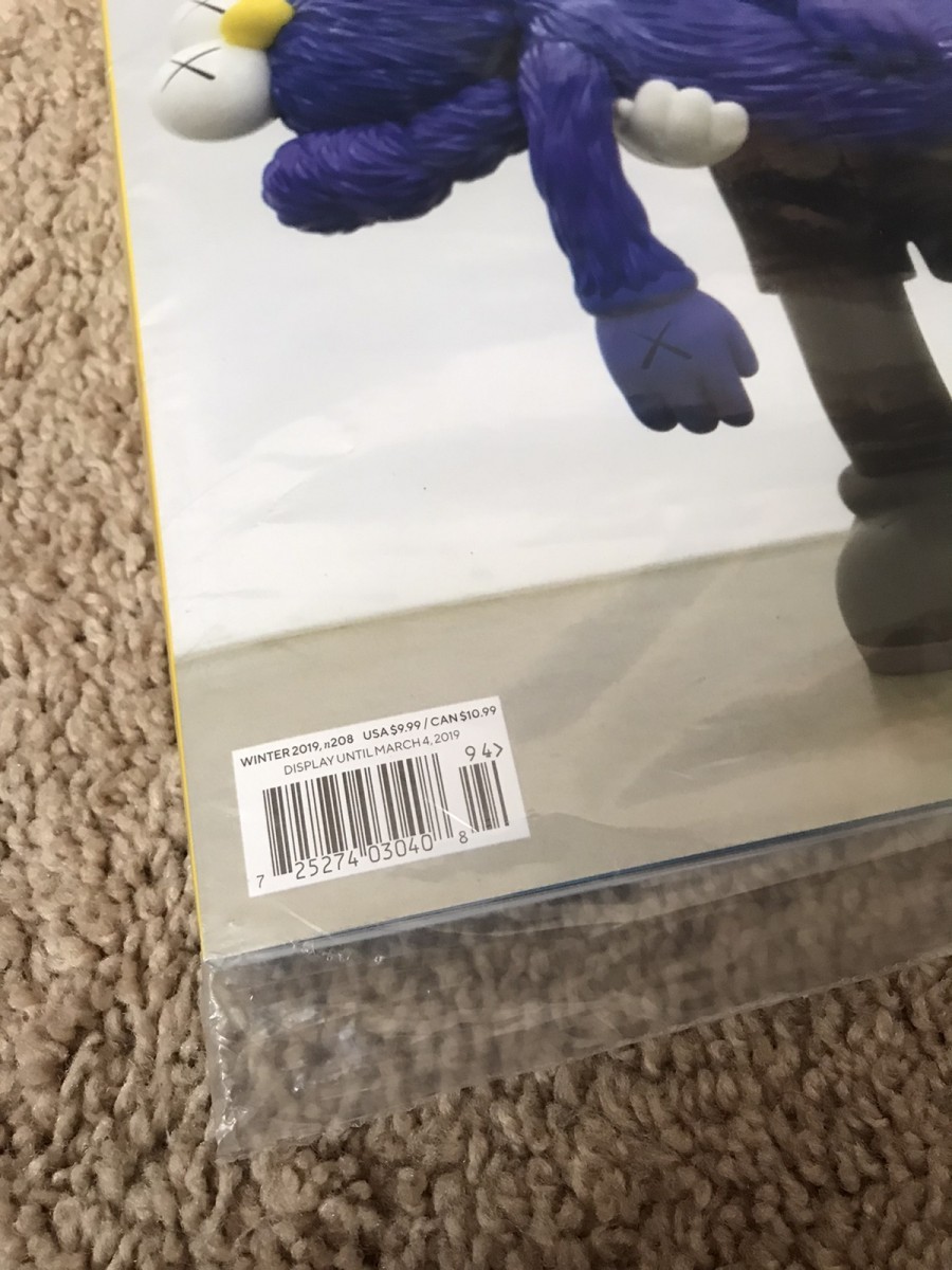 Kaws - Juxtapoz magazine sealed 2019 - 2