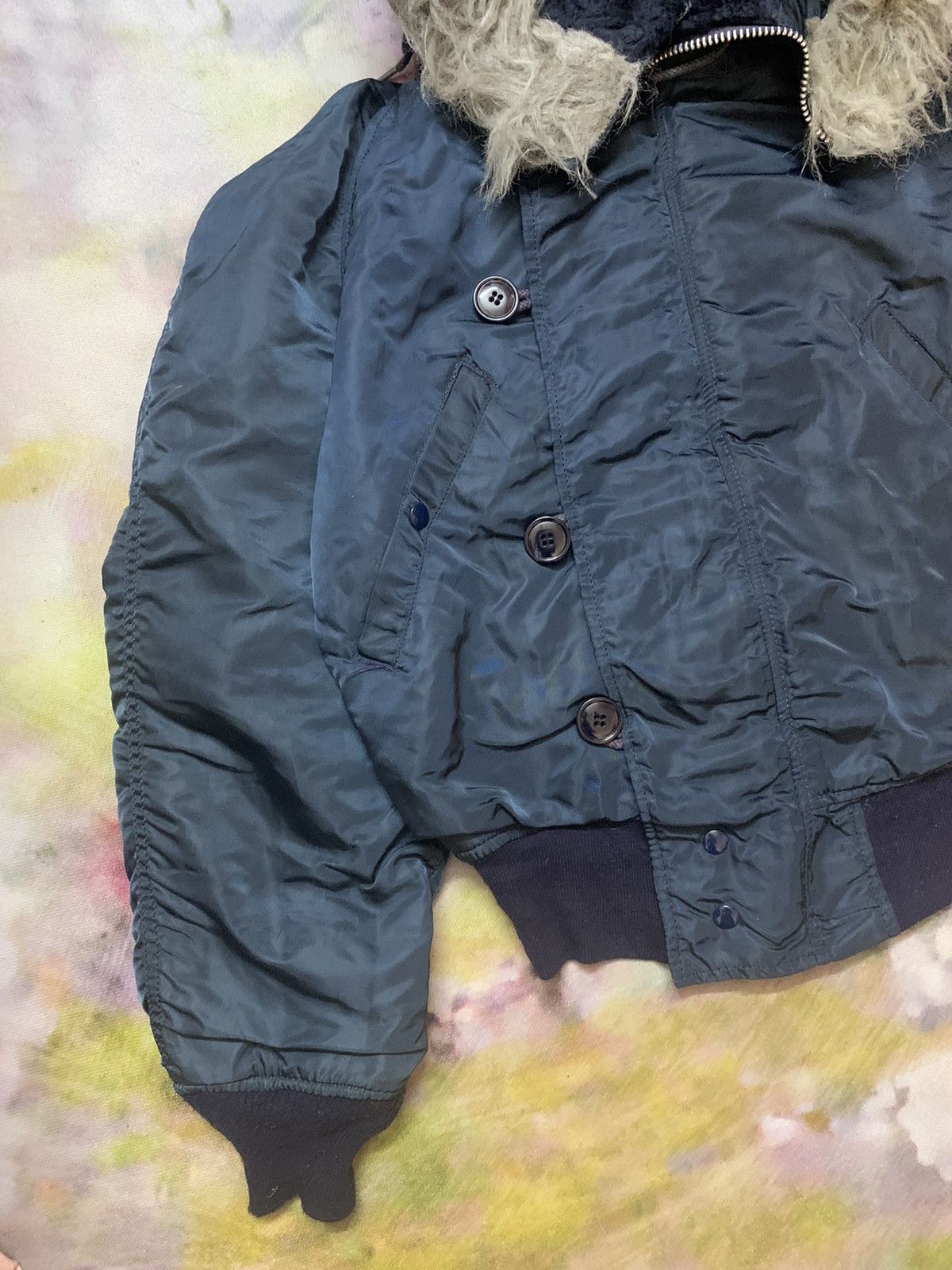 Vintage ALPHA INDUSTRIES N-2B Flight Bomber Heavy Weather - 3