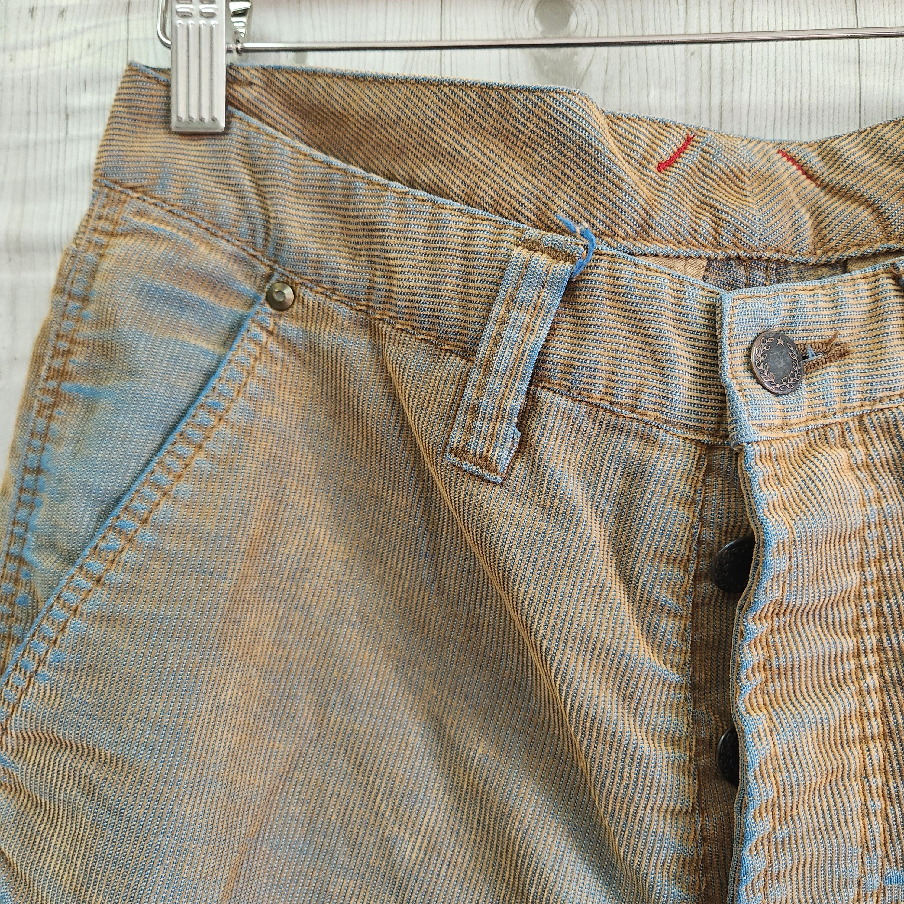 Key Acquisitions - Acquiesce Distressed Faded Bluish Denim Jeans Japanese - 5