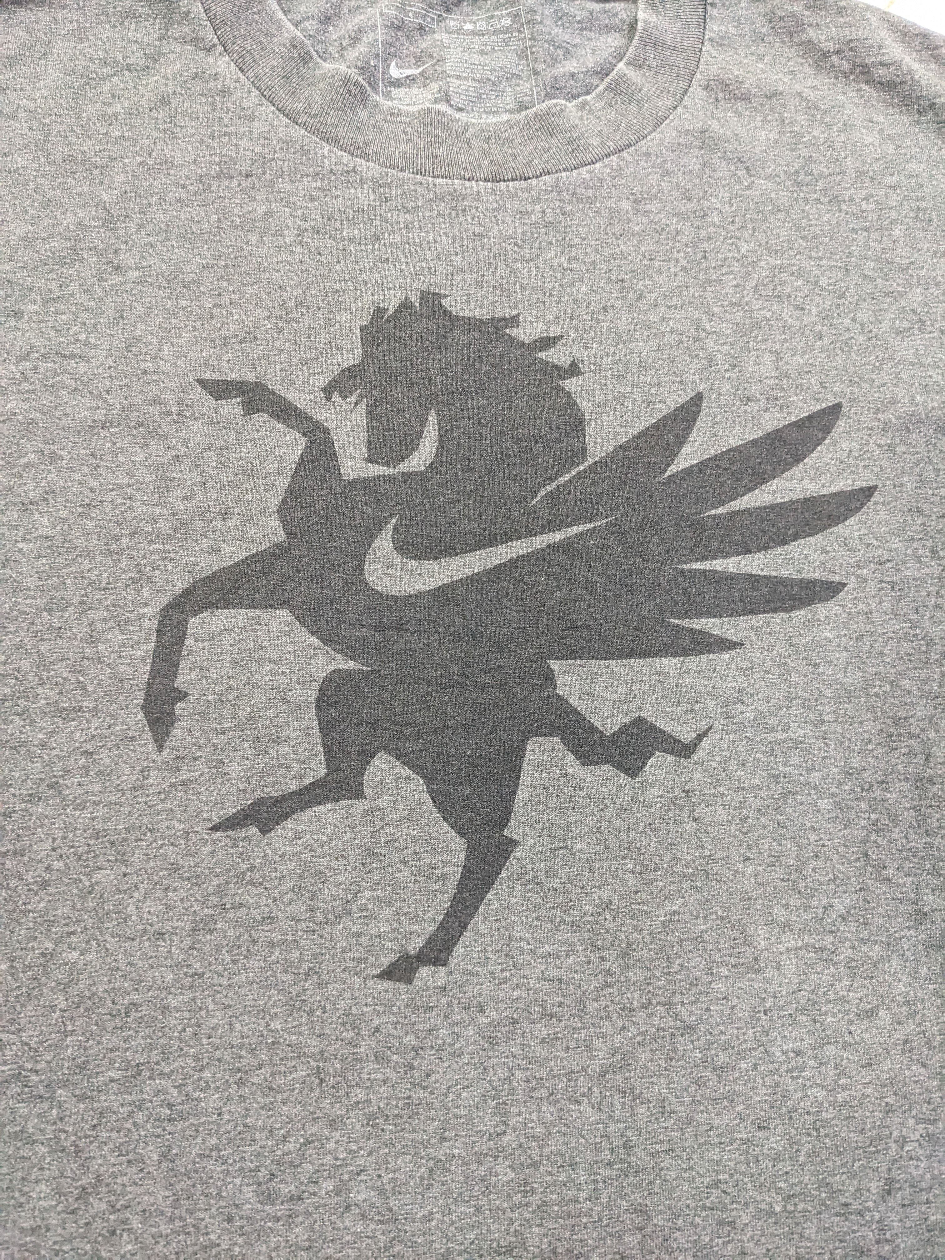 Nike Pegasus Gray T-shirt Size L Mens - 3