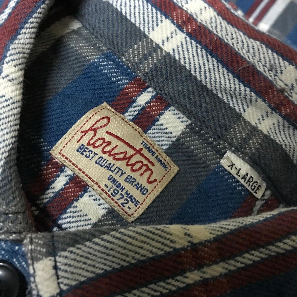 Japanese Brand - Japanese Union Made HOUSTON Striped Flannel Shirt - 4