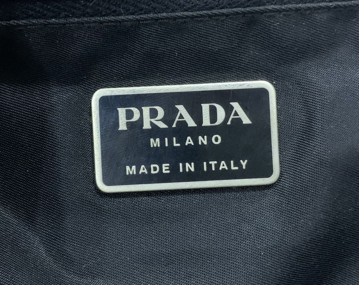 Prada Bag- Authentic Prada Crossbody Black Nylon Bag - 9