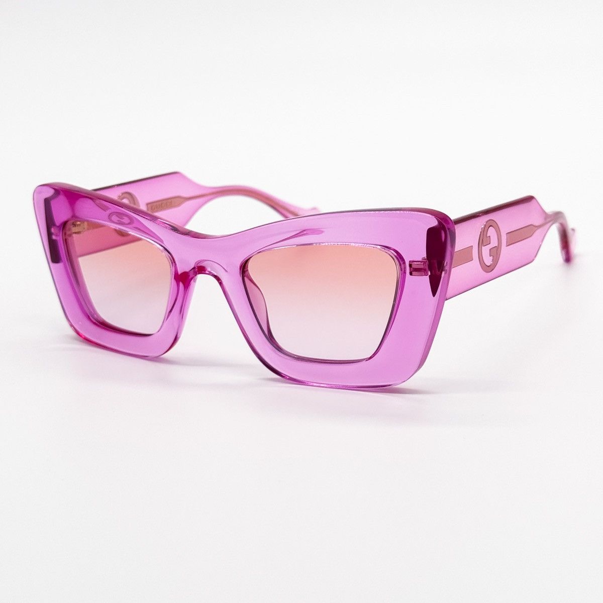 NEW GUCCI GG1552S 003 PINK BUTTERFLY WOMEN SUNGLASSES - 4