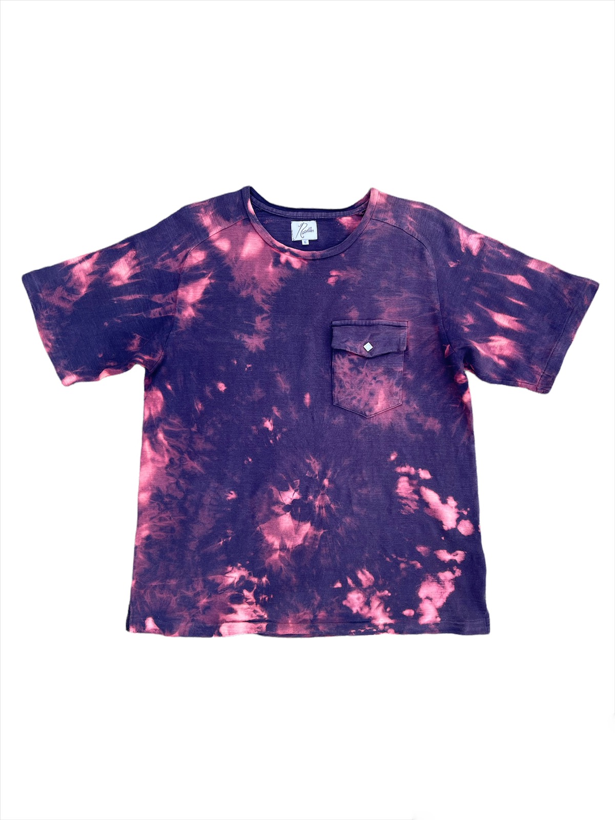🔥🔥Needles Nepenthes Flaming Acid Wash single pocket Shirt - 1