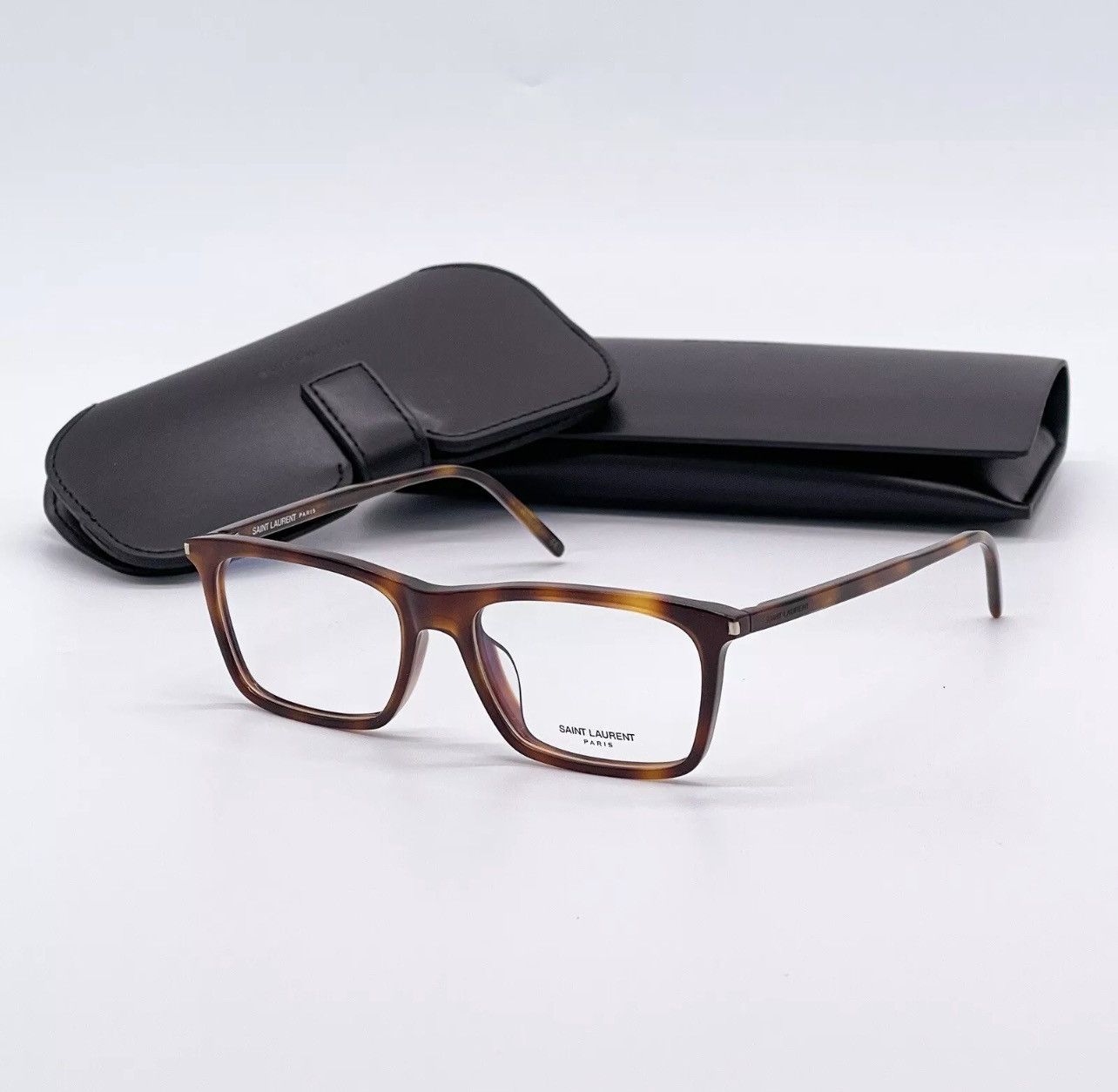 NEW SAINT LAURENT SL296/F 003 HAVANA EYEGLASSES SL296F - 1