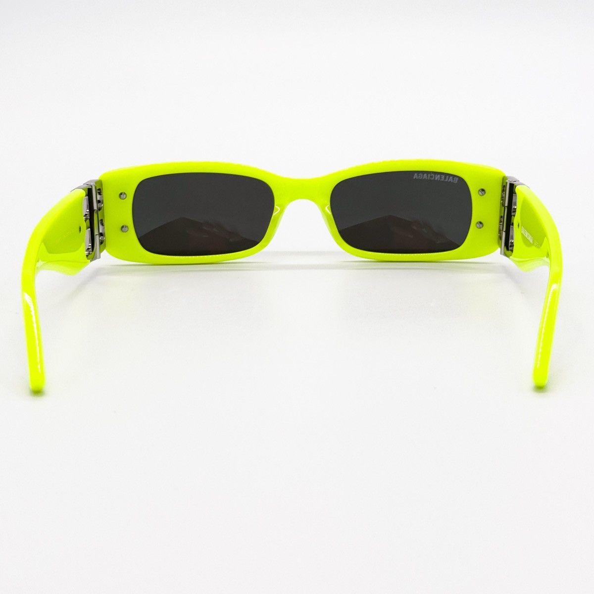 NEW BALENCIAGA BB0096S 008 SQUARE YELLOW UNISEX SUNGLASSES - 10