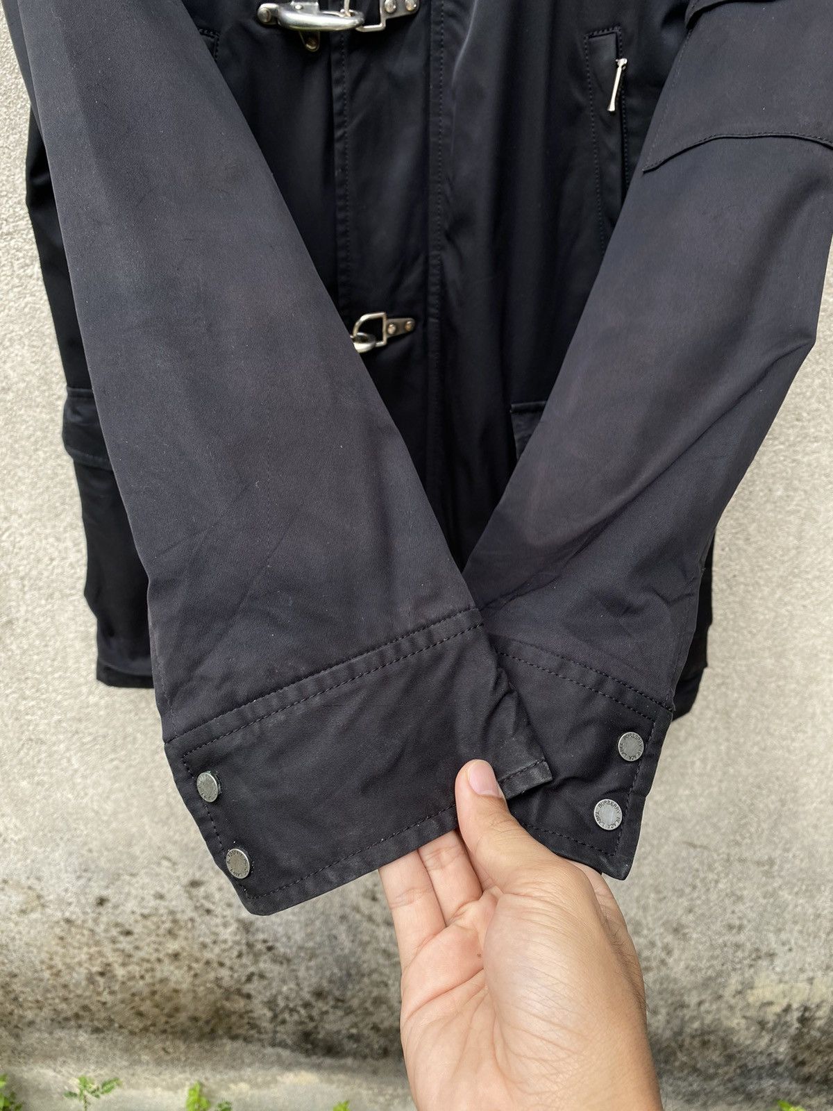 Burberry Nova Check Duffle Coat Made In Japan - 4