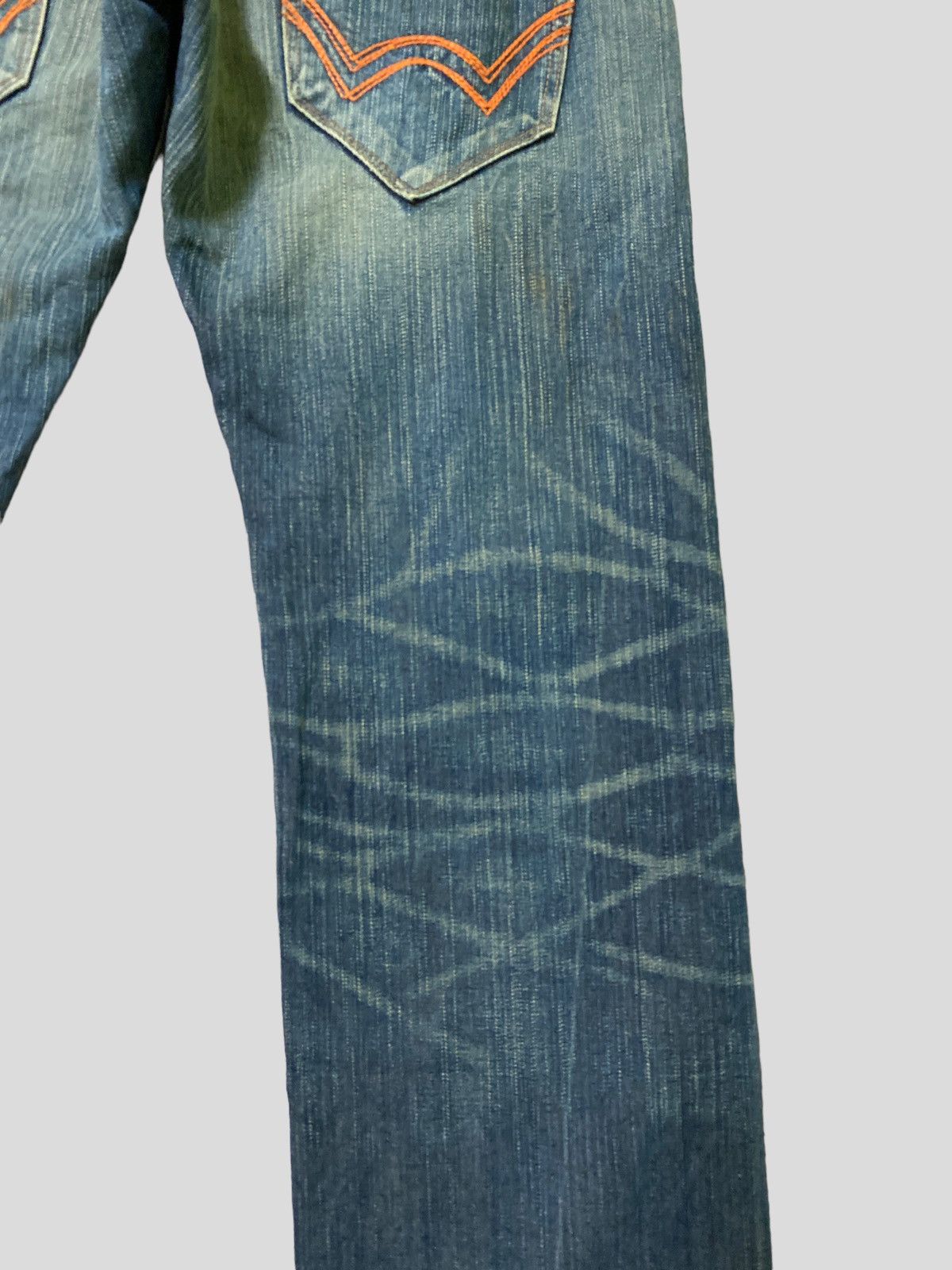 DOUBLE WAIST EDWIN CLAW MARKS MUDDY WASH DENIM - 13