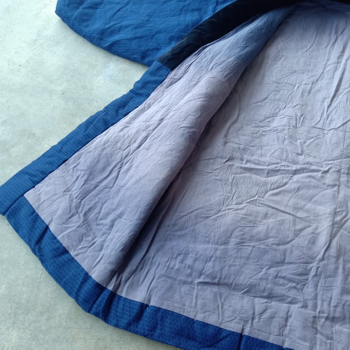 Indigo - Hanten Jacket Japan Padded Noragi Kimono - 6