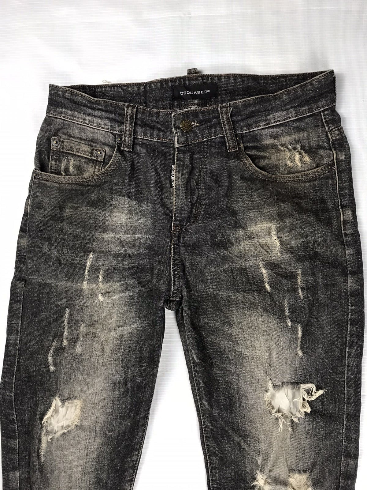Dsquared2 slim fit distressed denim jeans - 2