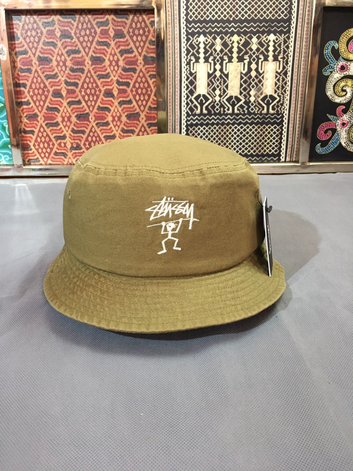 STUSSY WARRIOR MAN BUCKET HAT