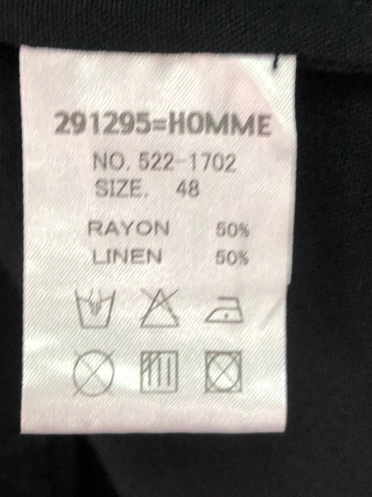 Designer - 291295=Homme Button Downs Black Size M - 6