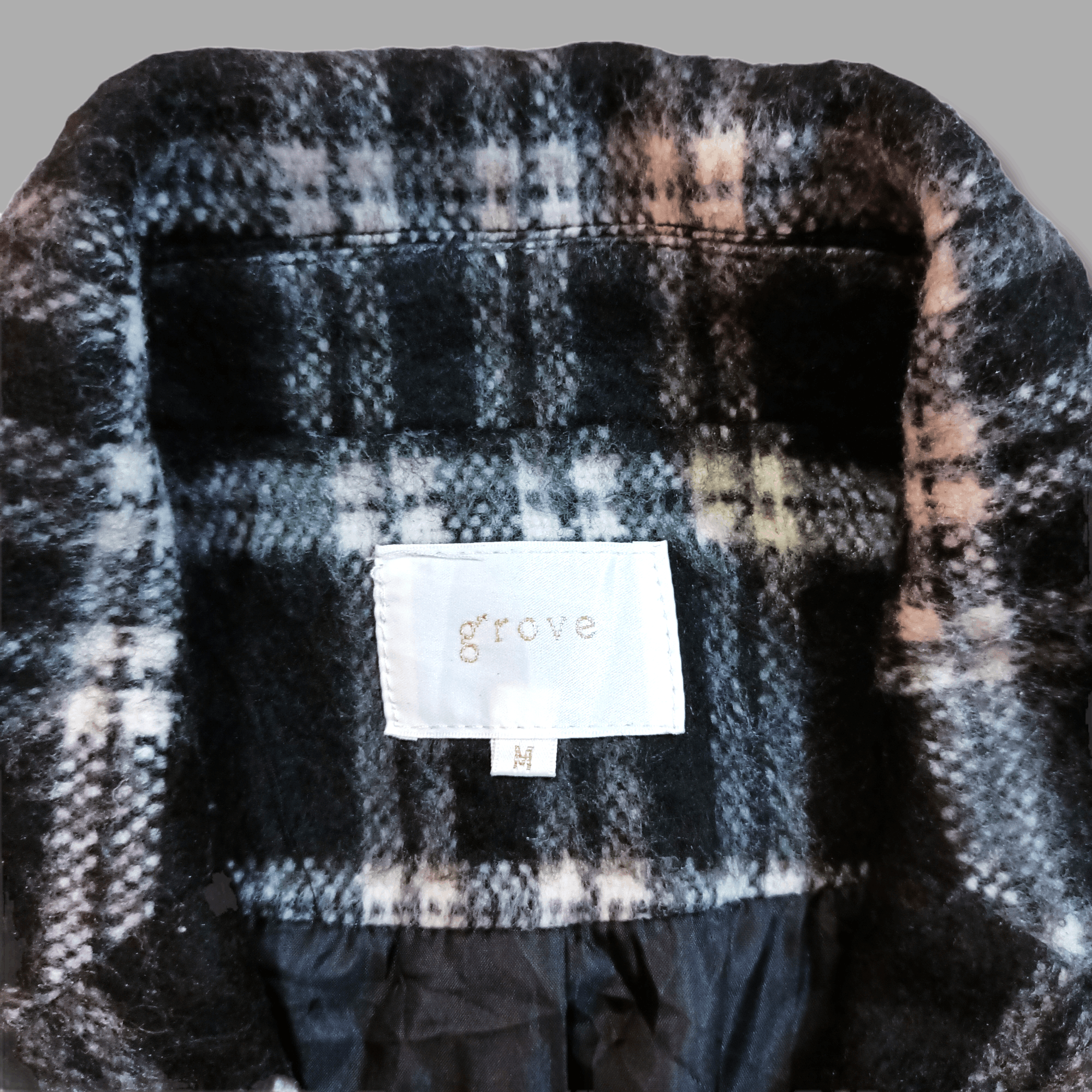 Archival Clothing - GROVE Japanese Designer Nova Checkered Plaid Casual Coats - 5