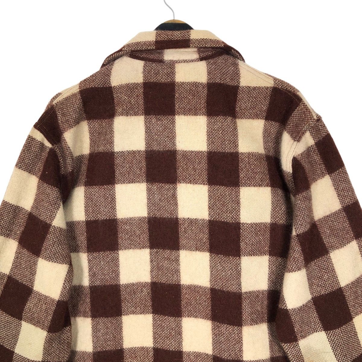 Vintage 90s North Country Wool Flannel Jacket Plaid - 9