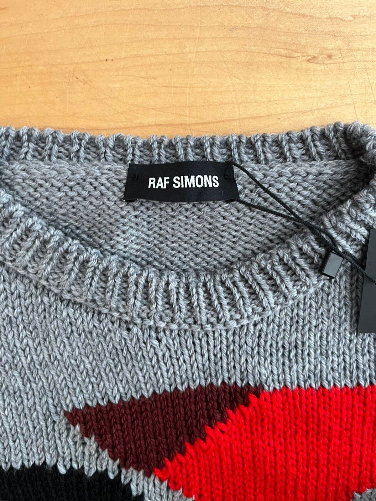 NWT - Raf Simons Cropped "I Love RS" Sweater - 4