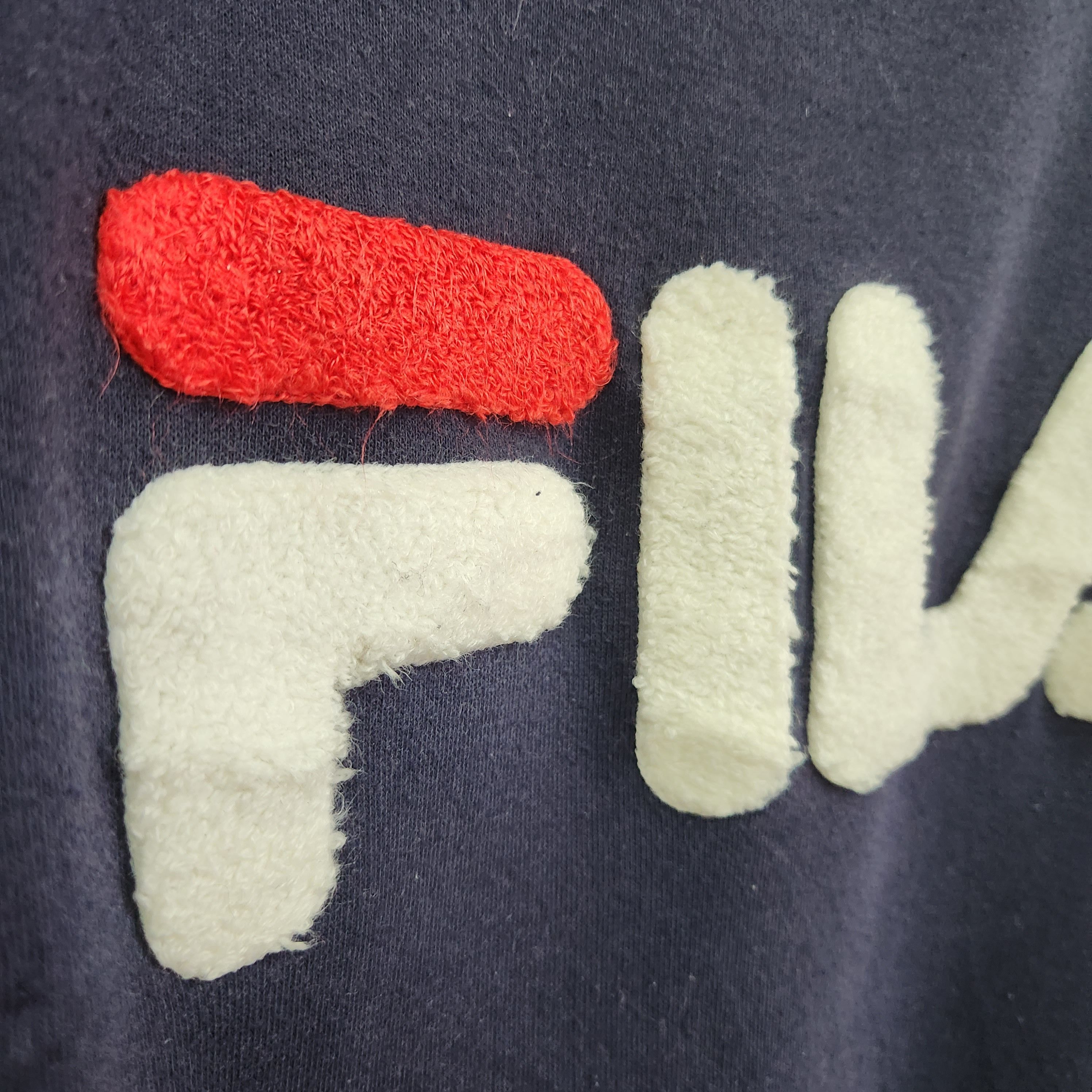 Fila Sweater Big Spellout Logo Vintage - 16