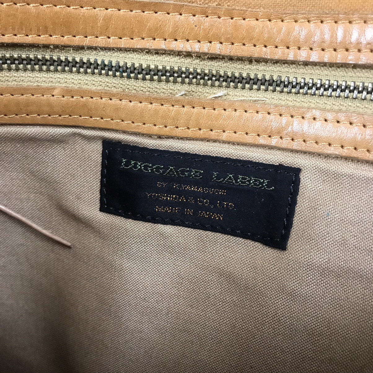 Vintage 80’s Luggage Label Leather ‘Filson Style’ Slingbag - 7