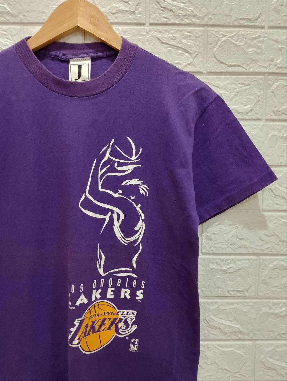 Vintage 90s Los Angeles Lakers by Jostens Made in USA Tees - 4