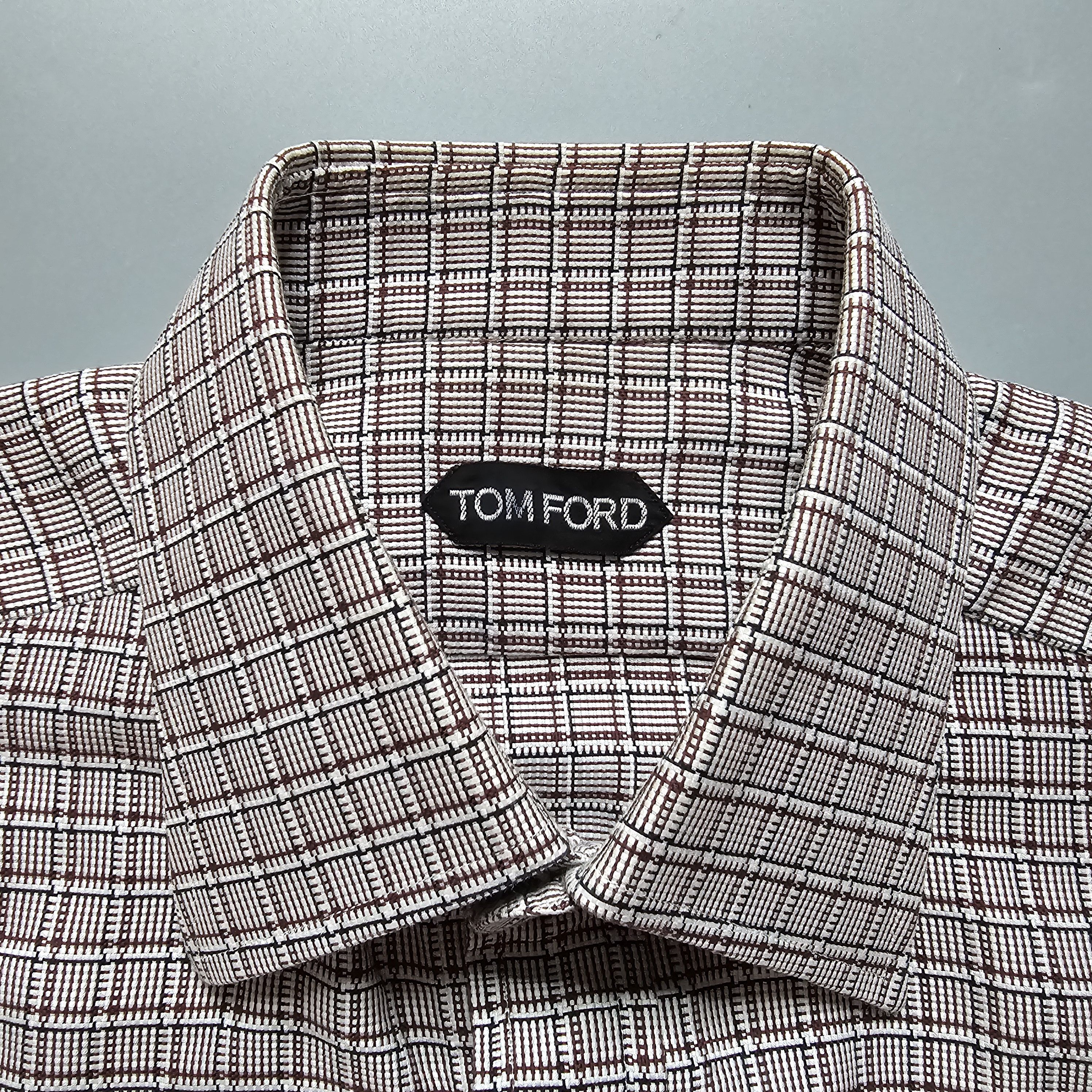 Tom Ford - Cotton Crossweave Dress Shirt - 4
