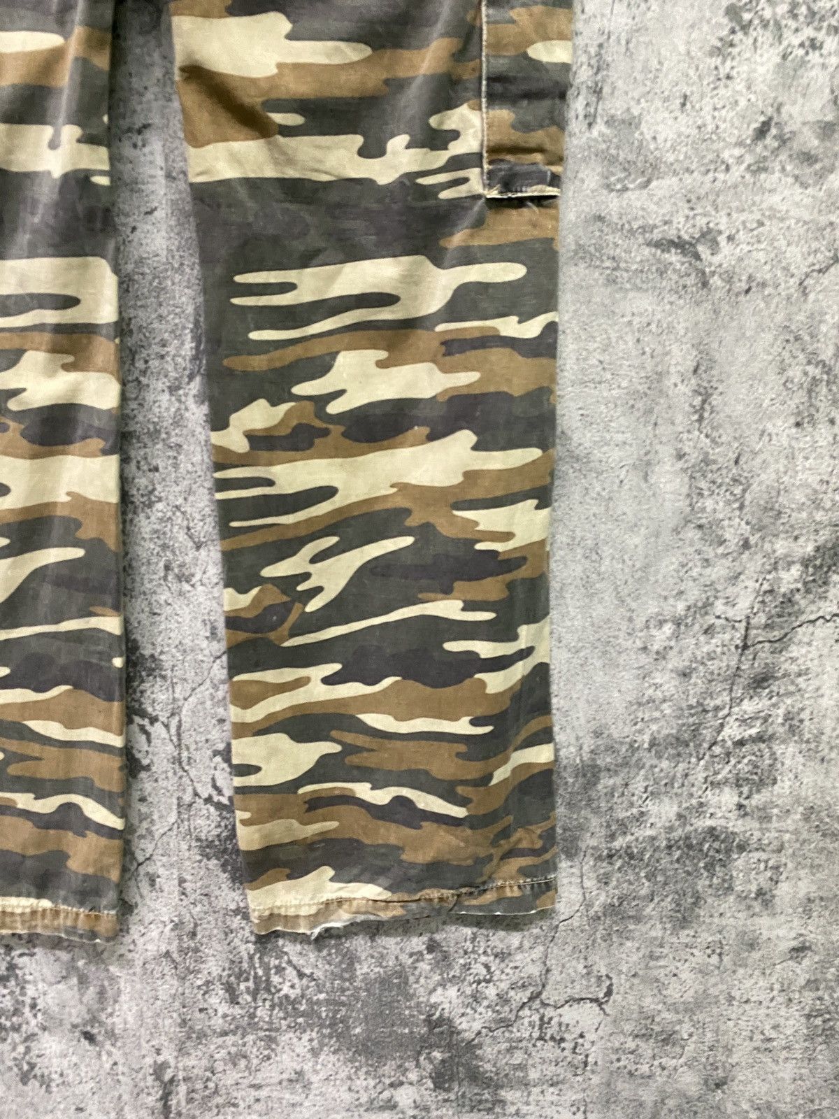 Military - Japan Brand MISS ME Multipocket Low Rise Camo Cargo Pants - 16