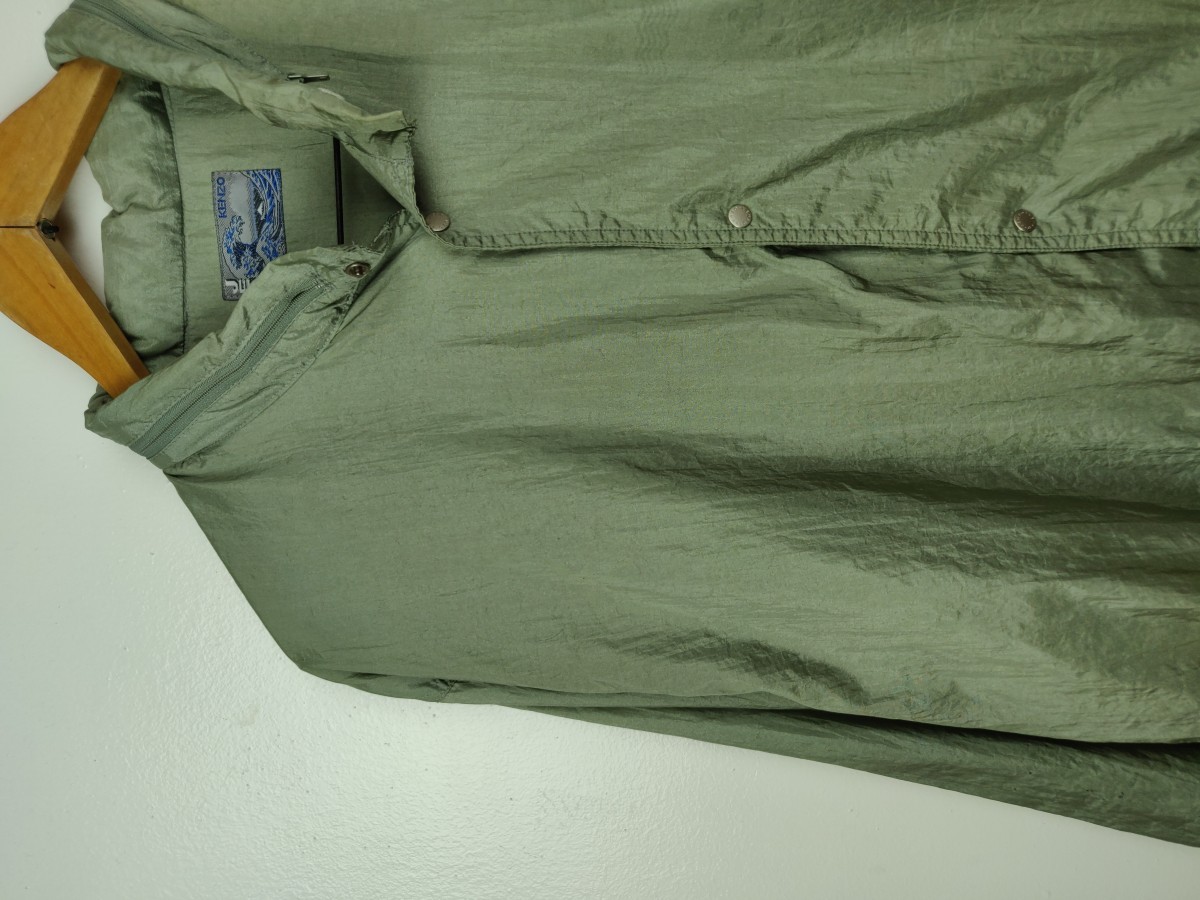 Green - Final Drop! Jeans Anorak Windbreaker Jacket - 3