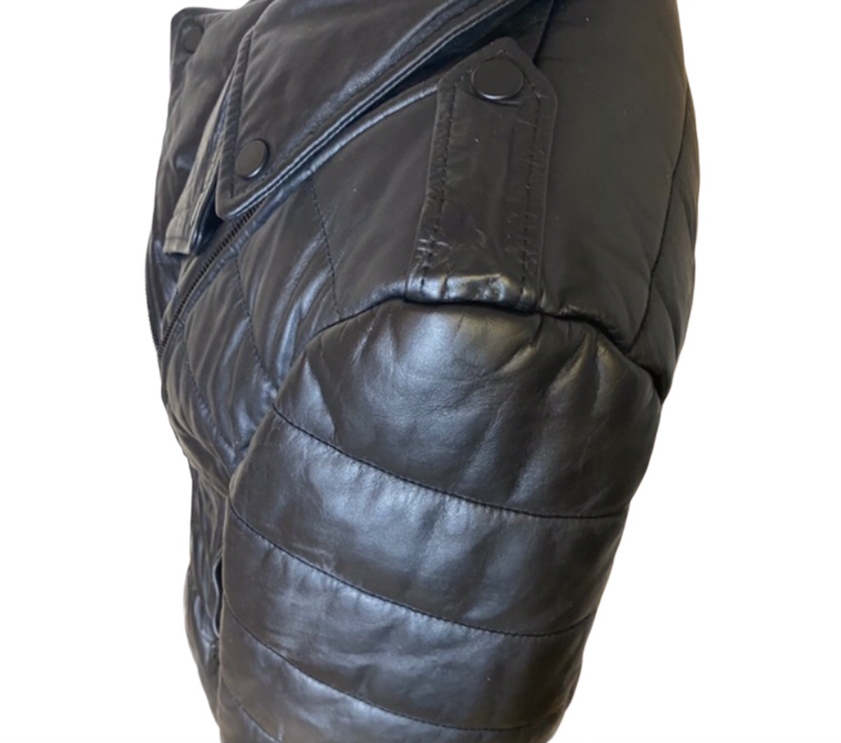 Rare Alexander Wang x H&M Padded Leather Biker Jacket - 8