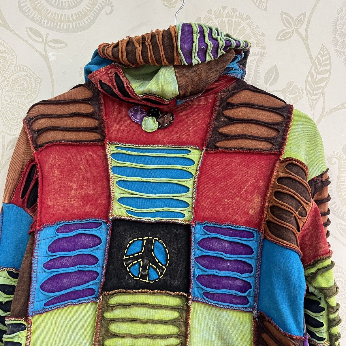 Rare - Multicolour Sherpa Nepal Kapital Patches Sweater Hoodie - 21